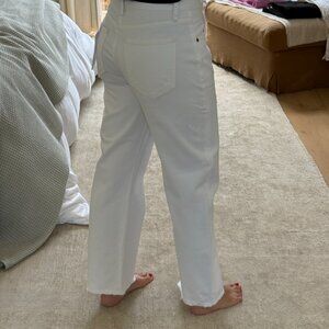 Pistola Women's Crisp White Straight-Leg Jeans